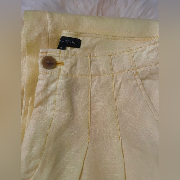 Banana Republic Linen Wide Leg Pants - Picture 6 of 14